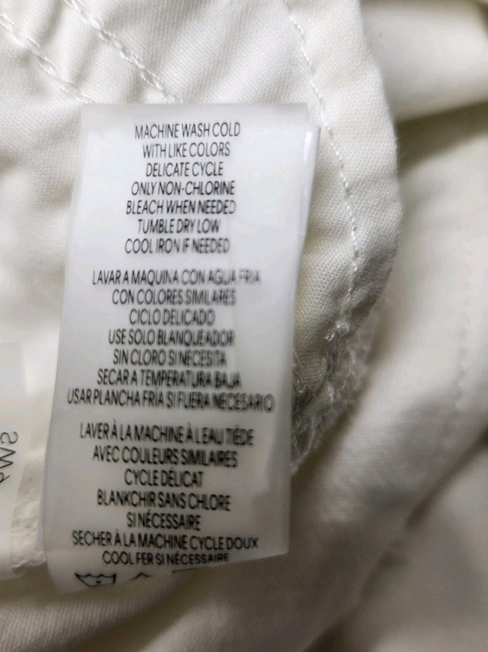 Calvin Klein Womens Plus Size 16  White Denim Shorts Modern Essentials NWT 03 - Picture 7 of 11